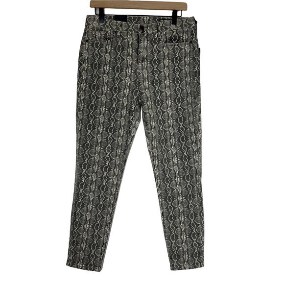 NWT BEW BLANK NYC The Reade Crop Pant in Snake Along Size 30 - Picture 3 of 9